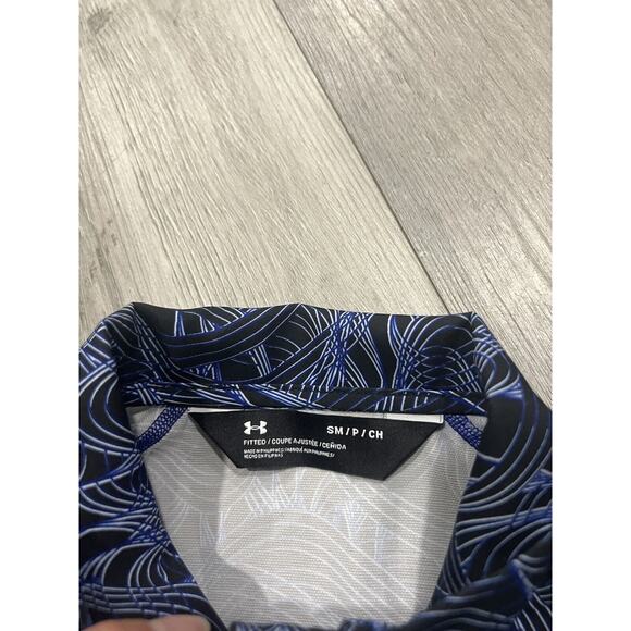 Under Armour Blue Fitted Storm Jacket Full Zip Size Small - Picture 3 of 5